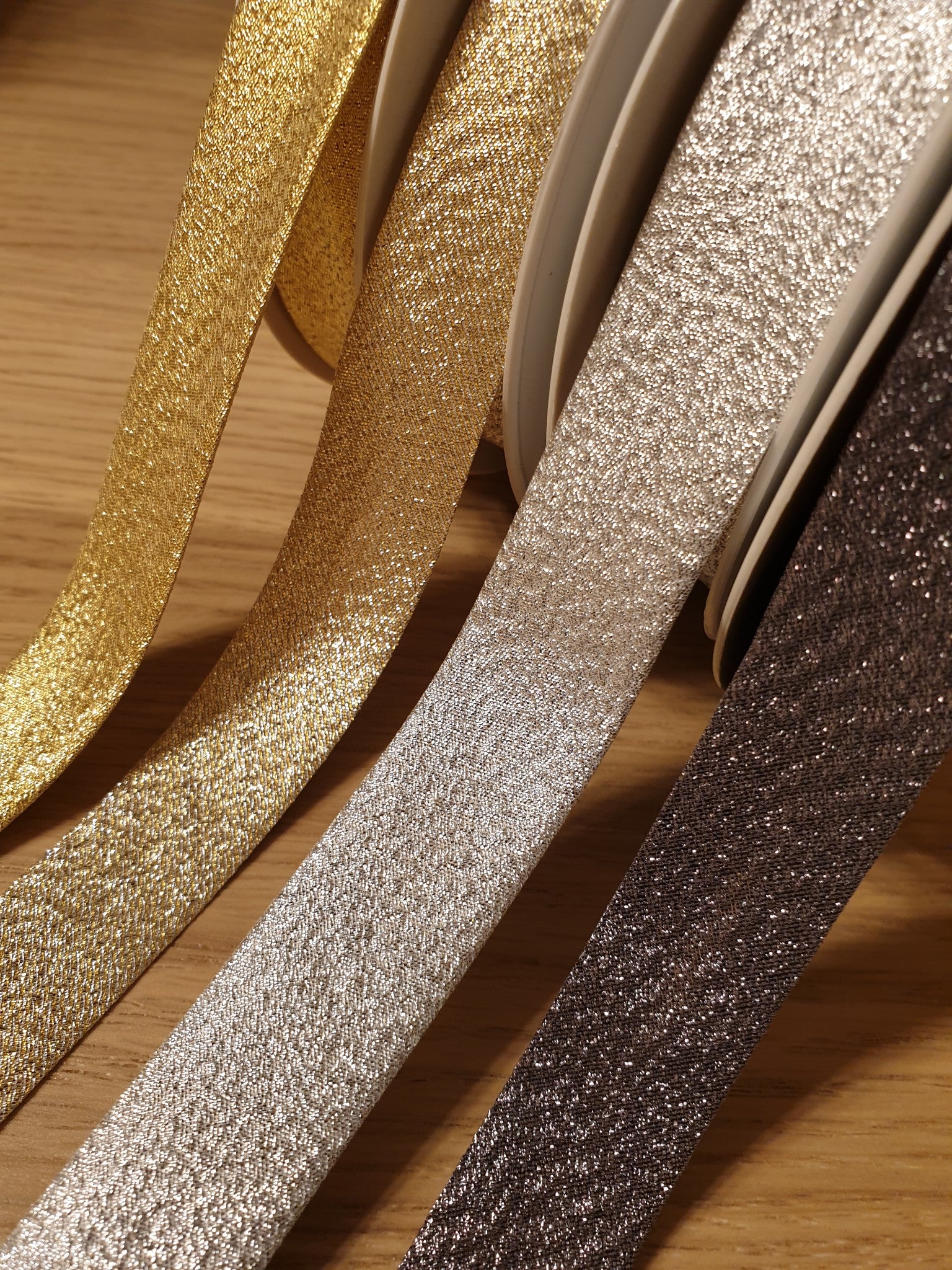 Biais lurex - 11 coloris (prix au mètre) - Image 3