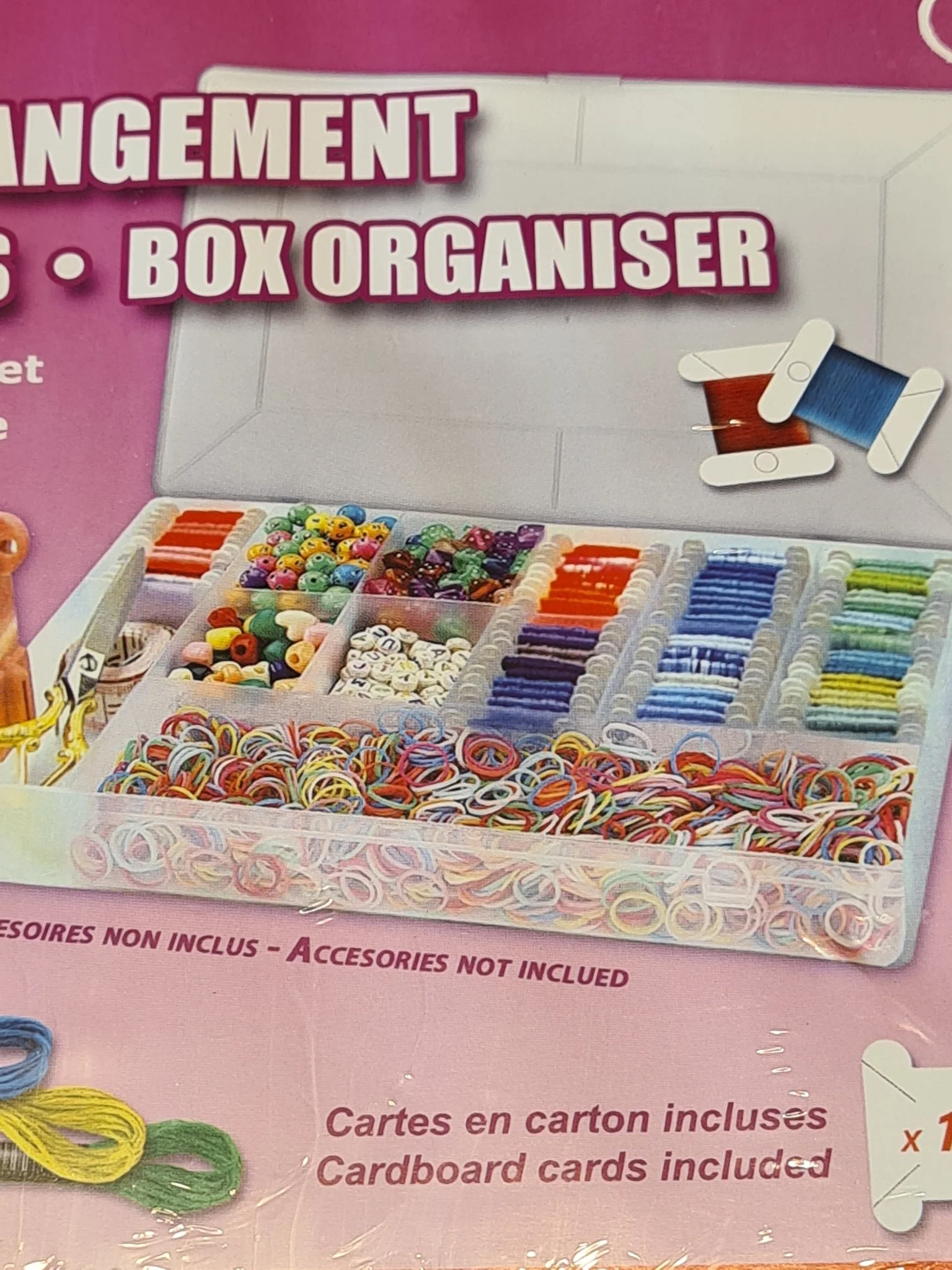 Boîte de rangement échevettes, bracelet, perles...  (prix à la pièce - non garnie) - Image 4