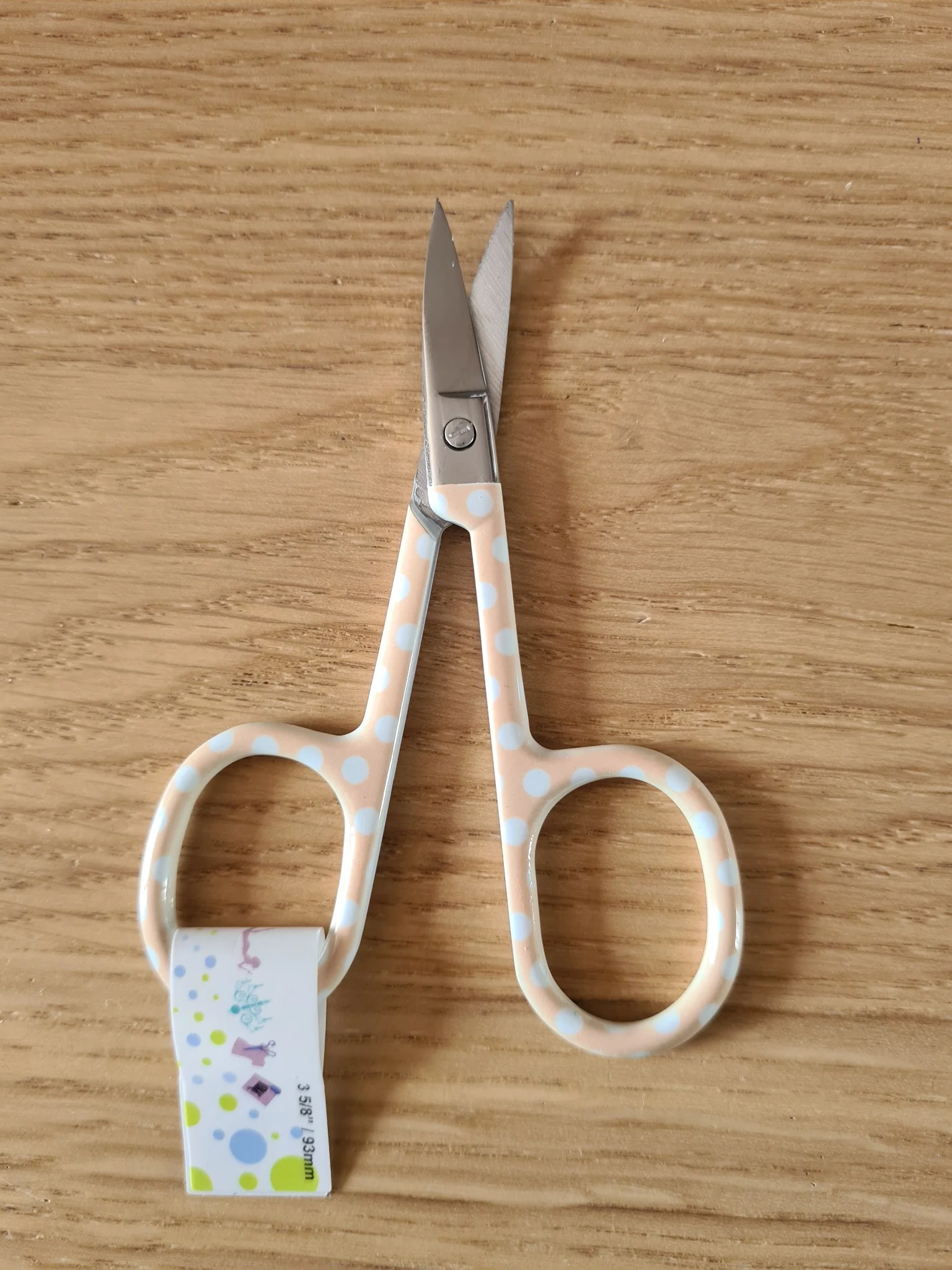 Ciseaux de broderie à pois de couleurs pastels - Image 5
