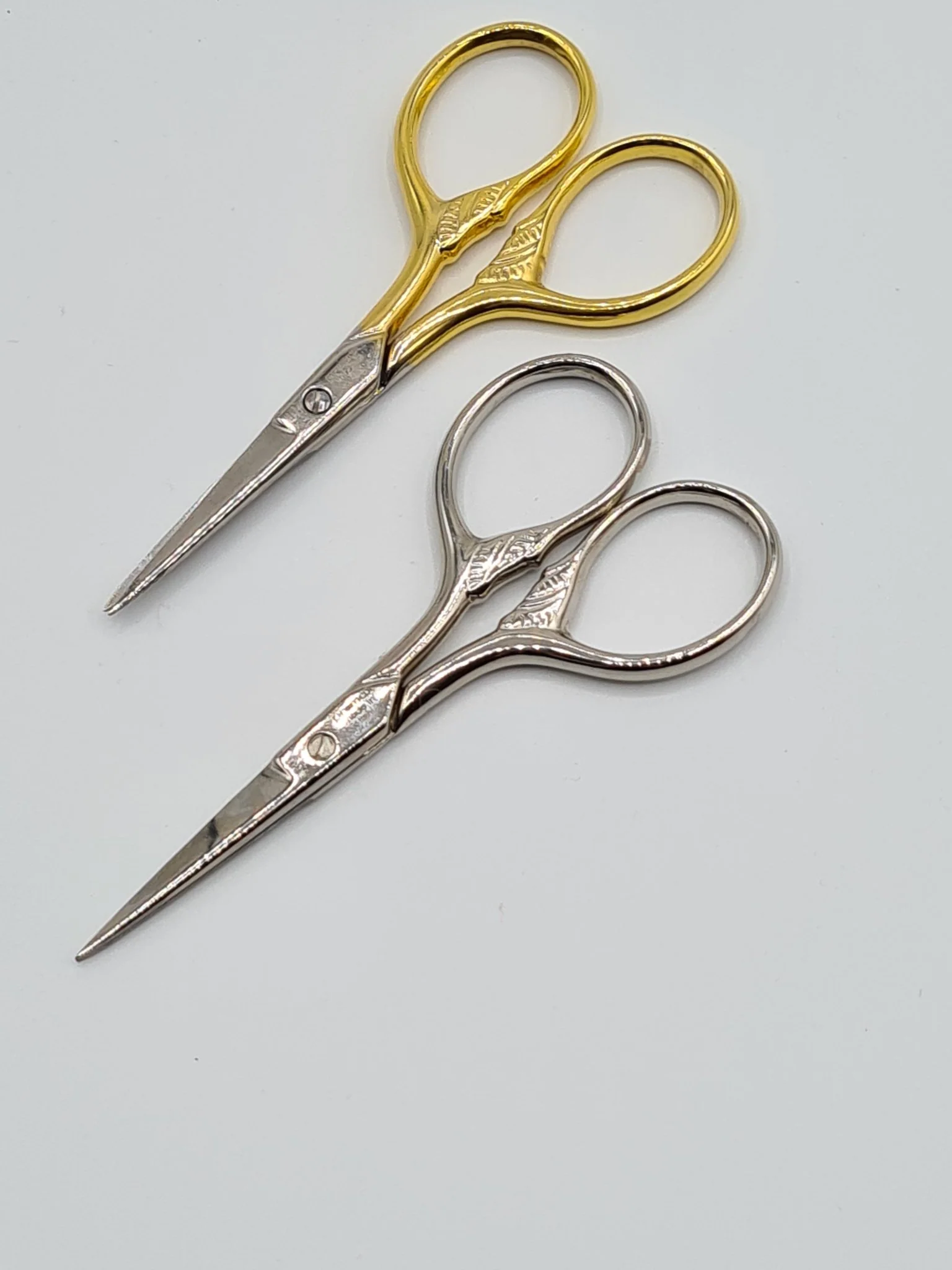 Ciseaux de broderie de fabrication italienne (doré ou argenté) - Image 4