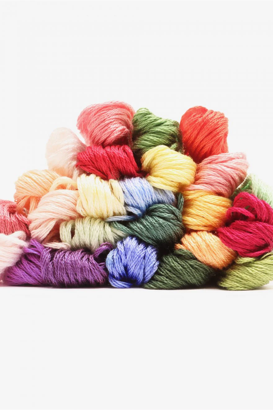 Kit broderie - couleurs florales - DMC (prix pour le set) - Image 4