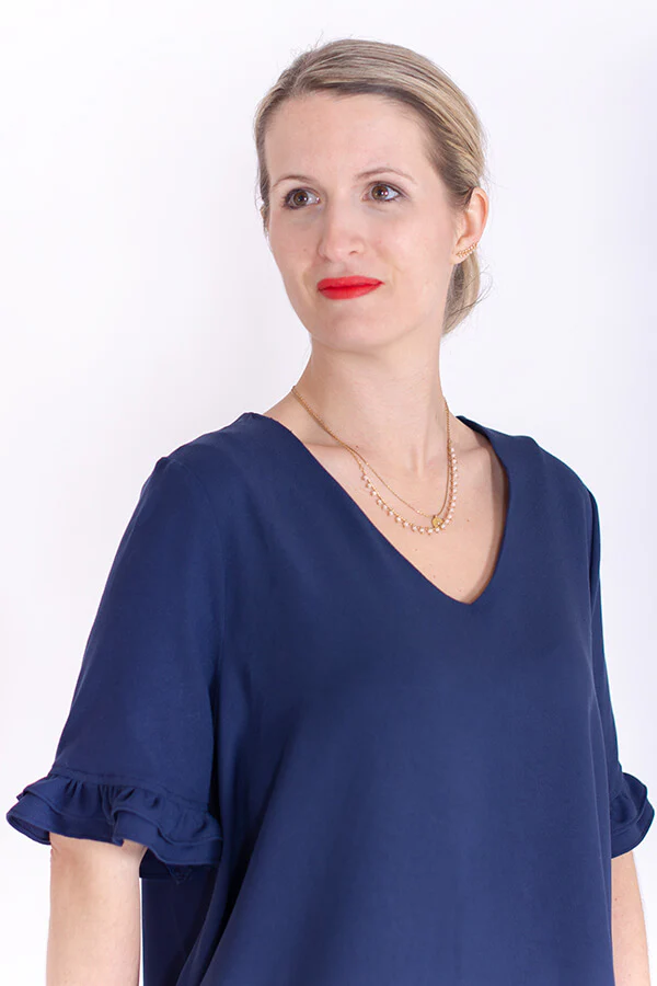 Patron pochette de la blouse/robe Iam Cinderella de Iam patterns du 36 au 46 (fr/angl) - Image 10