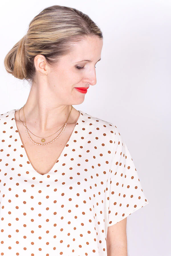 Patron pochette de la blouse/robe Iam Cinderella de Iam patterns du 36 au 46 (fr/angl) - Image 5