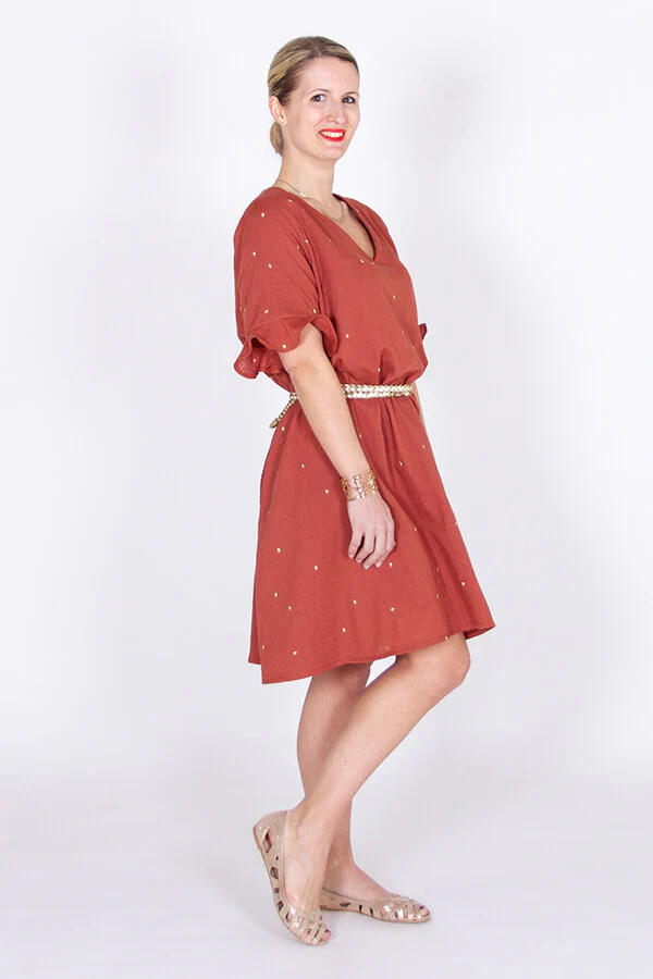 Patron pochette de la blouse/robe Iam Cinderella de Iam patterns du 36 au 46 (fr/angl) - Image 7