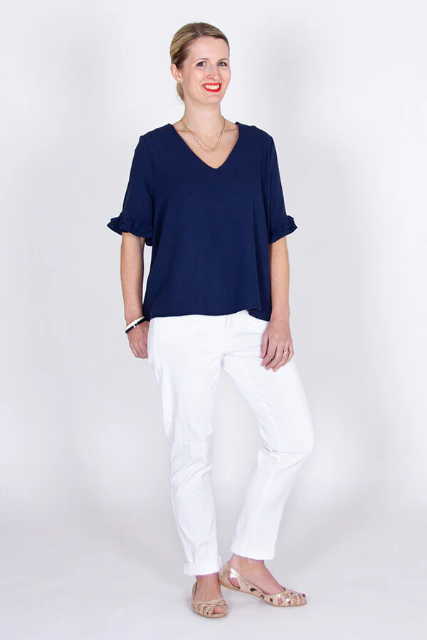 Patron pochette de la blouse/robe Iam Cinderella de Iam patterns du 36 au 46 (fr/angl) - Image 9