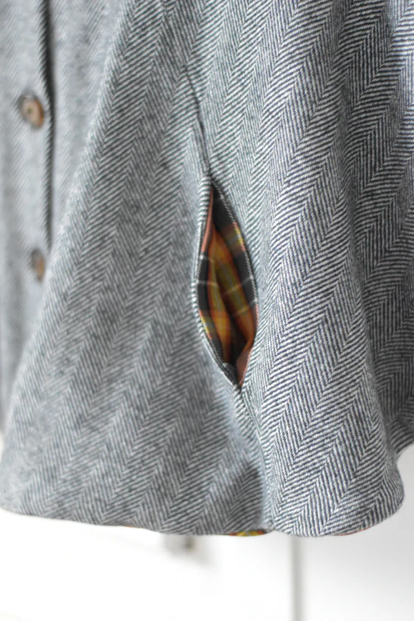 Patron pochette de la veste / cape Iam Harry de Iam patterns - version enfant de 3 à 14ans (fr/angl) - Image 5