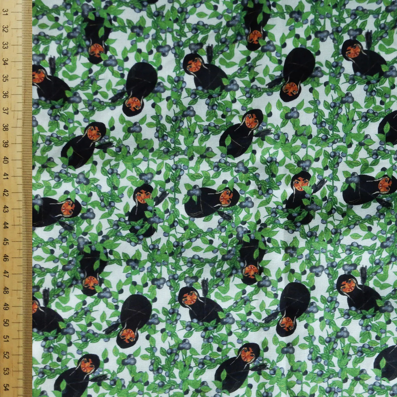 Tissu 100% coton sorcières - Macralles de Vielsam certifié Oeko Tex (par unité de 10cm) - Image 3