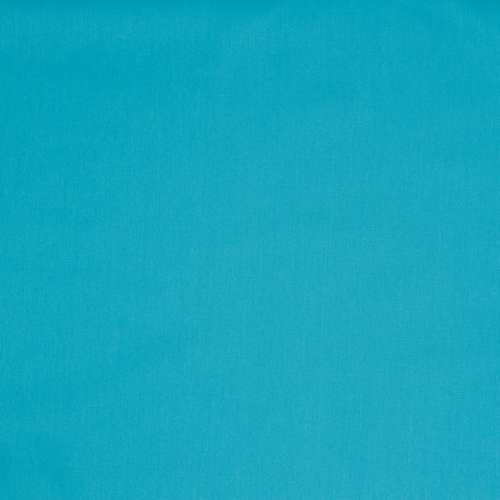 Tissu popeline 100% coton - Bleu azur 60 - Oeko-tex (prix pour 10cm) - Image 4