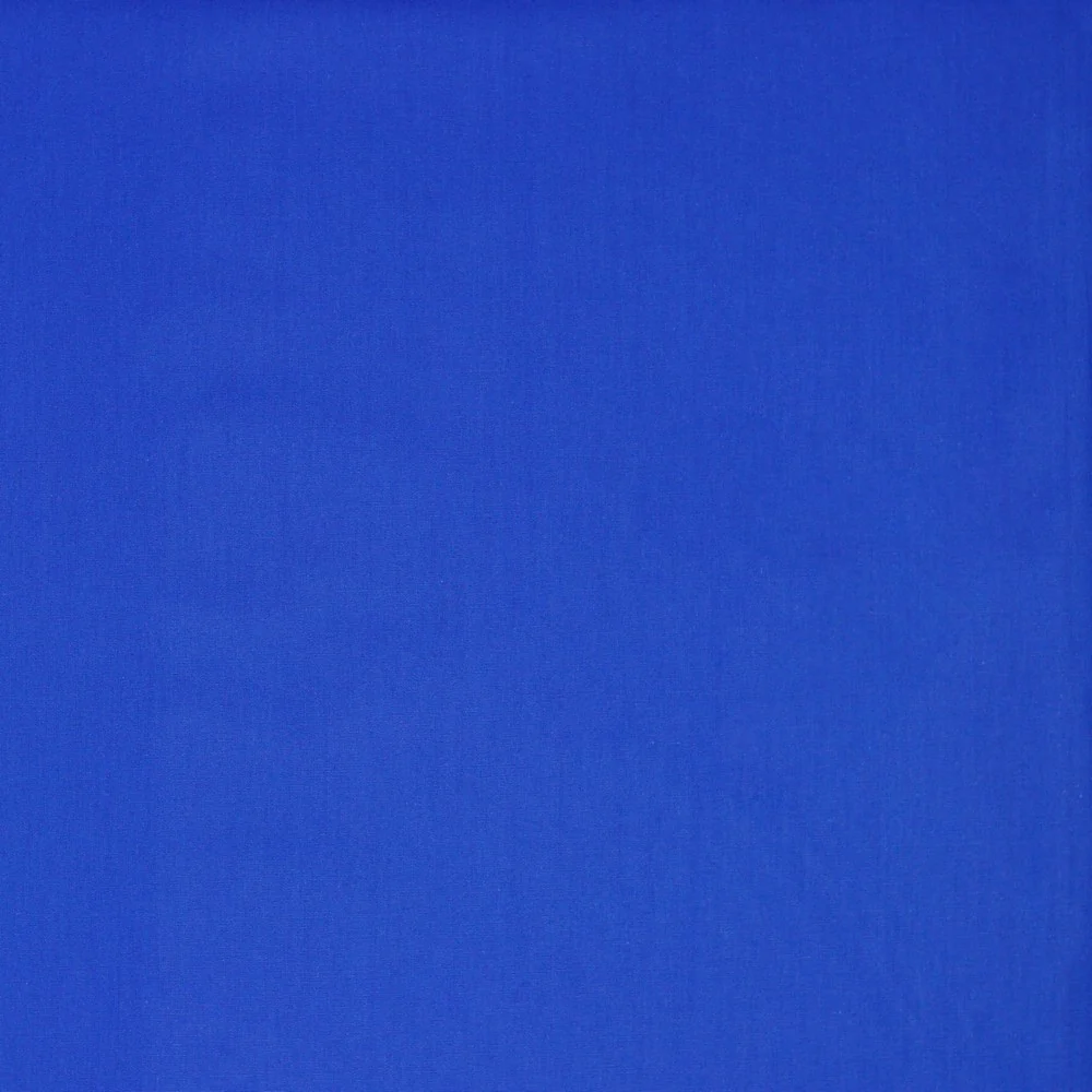 Tissu popeline 100% coton - Bleu roi 015 - Oeko-tex (prix pour 10cm) - Image 3