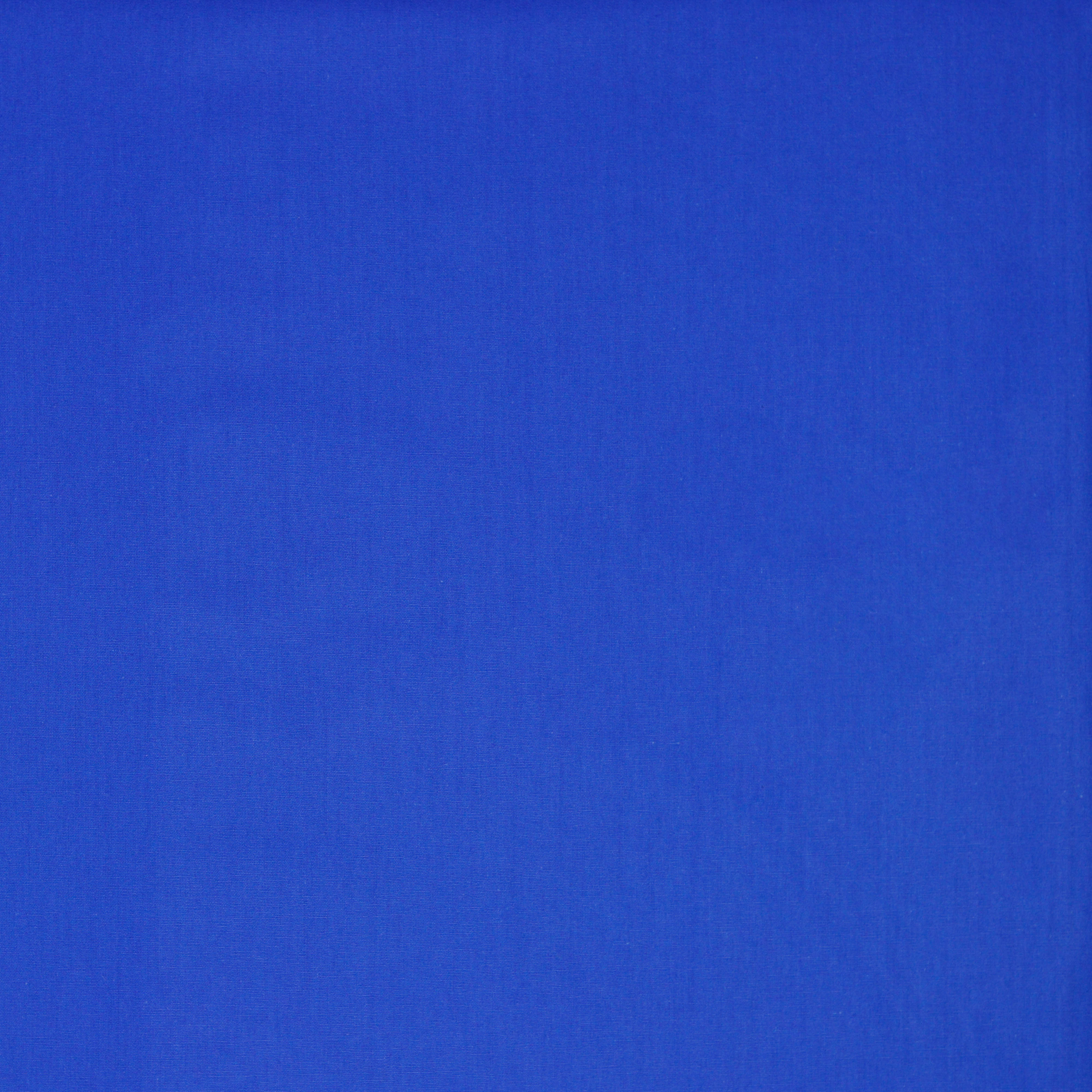 Tissu popeline 100% coton - Bleu roi 015 - Oeko-tex (prix pour 10cm) - Image 4