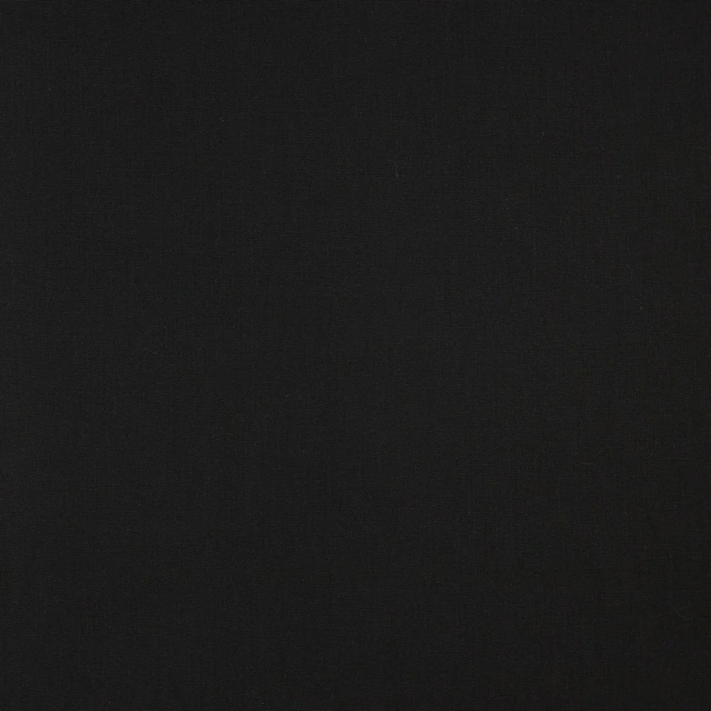 Tissu popeline 100% coton - Noir charbon 01 - Oeko-tex (prix pour 10cm) - Image 3